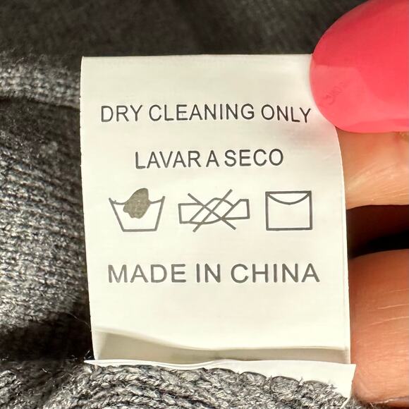 New! Becool Women’s USA S/M Long Sleeve Sweater Cardigan Made of Viscose in Gray - Picture 13 of 15